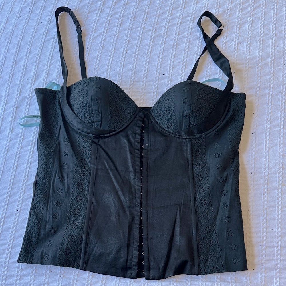 Guess by Marciano Black Lace Bustier